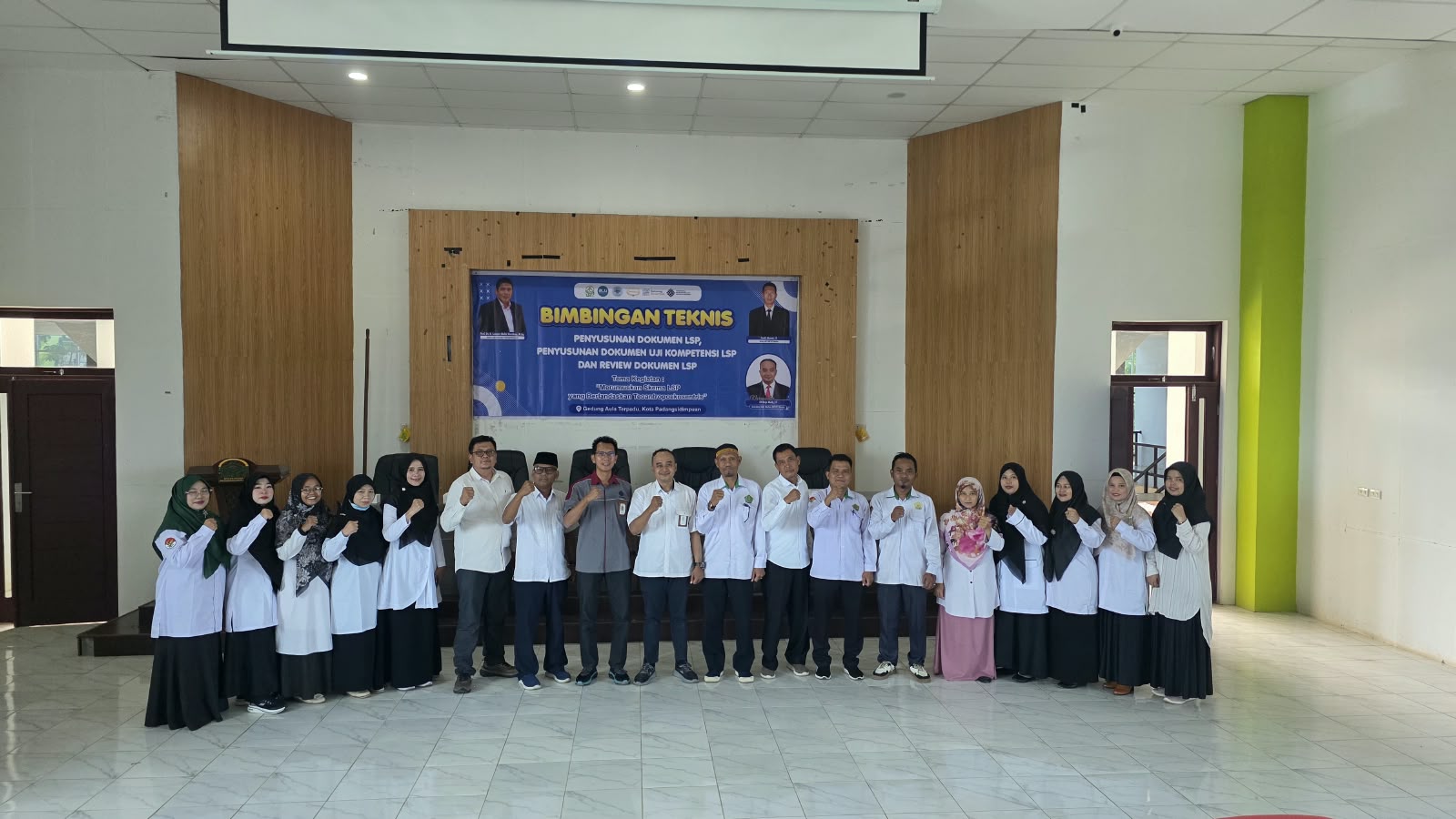 UPT Pengembangan Karier Melaksanakan Bimtek Penyusunan Dokumen UJi Kopetensi Lembaga Sertifikasi Propesi (LSP)